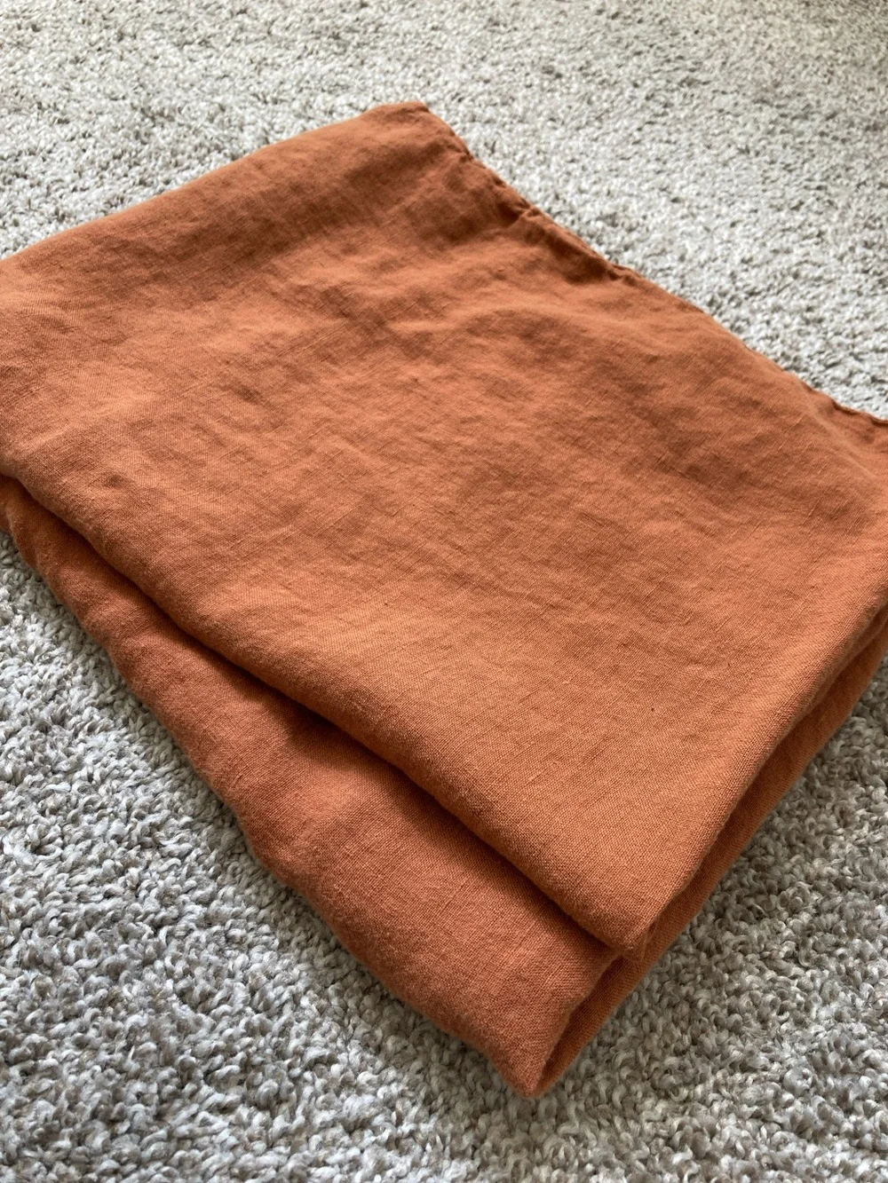 Parachute Two 100% Linen Standard Pillowcases Terra